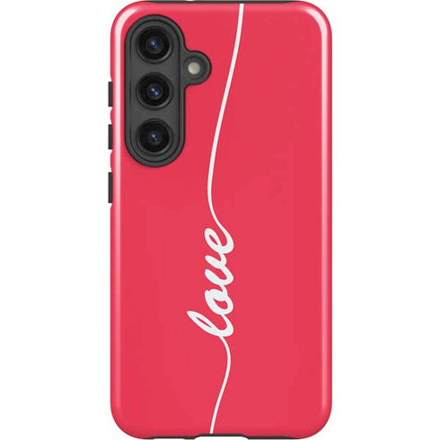 Love Banner Galaxy S25 Impact Case